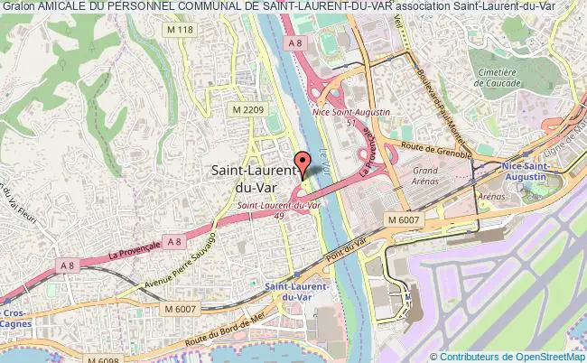 plan association Amicale Du Personnel Communal De Saint-laurent-du-var Saint-Laurent-du-Var
