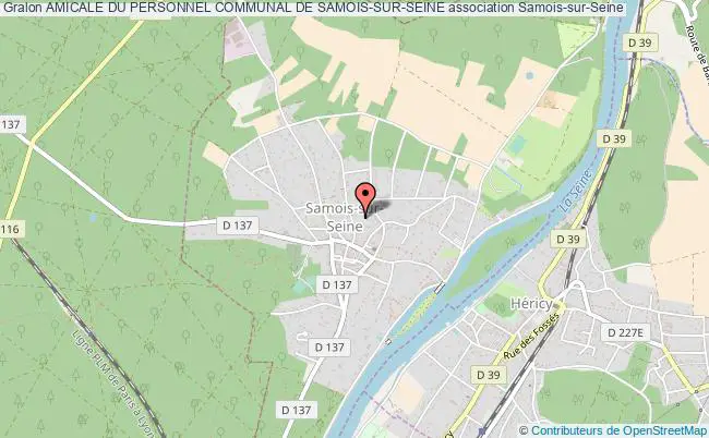 plan association Amicale Du Personnel Communal De Samois-sur-seine Samois-sur-Seine