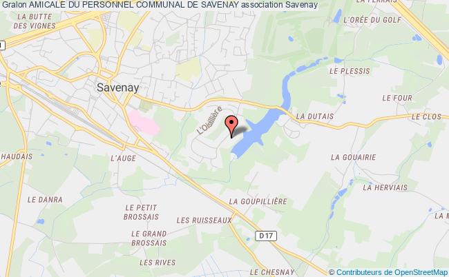 plan association Amicale Du Personnel Communal De Savenay Savenay