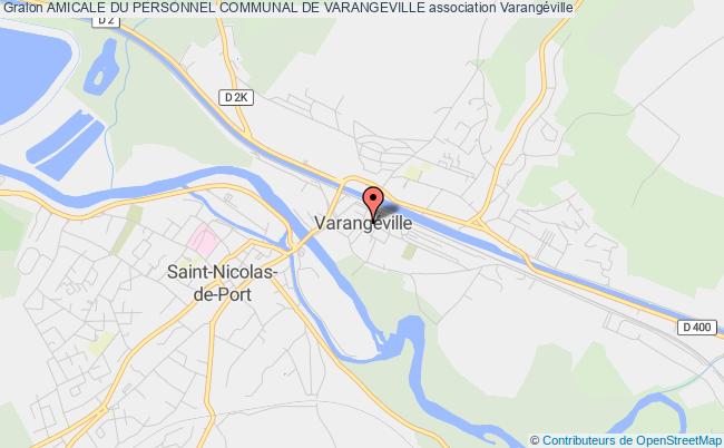 plan association Amicale Du Personnel Communal De Varangeville Varangéville