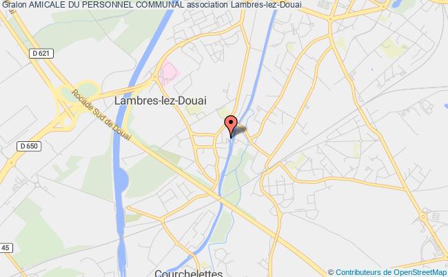 plan association Amicale Du Personnel Communal Lambres-lez-Douai