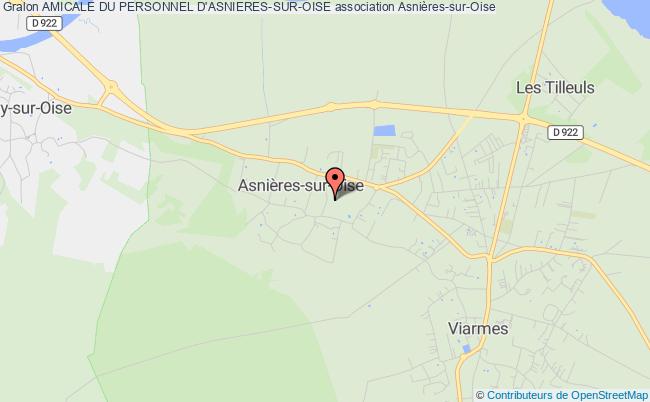 plan association Amicale Du Personnel D'asnieres-sur-oise Asnières-sur-Oise