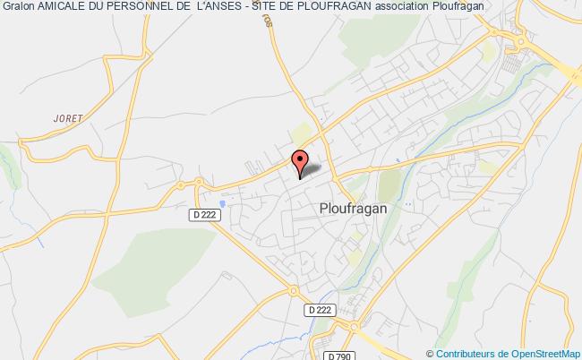 plan association Amicale Du Personnel De  L'anses - Site De Ploufragan Ploufragan