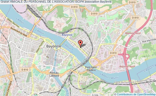 plan association Amicale Du Personnel De L'association Iscipa Bayonne