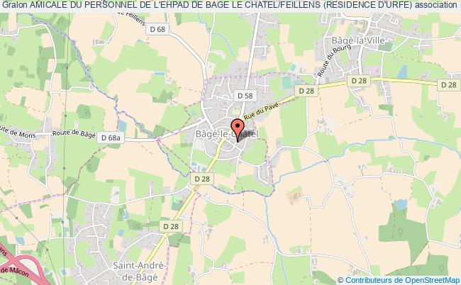 AMICALE DU PERSONNEL DE L'EHPAD DE BAGE LE CHATEL/FEILLENS (RESIDENCE D'URFE)