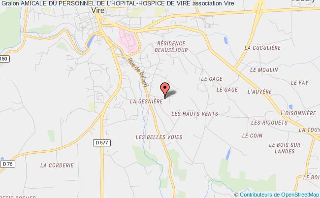 plan association Amicale Du Personnel De L'hopital-hospice De Vire Vire