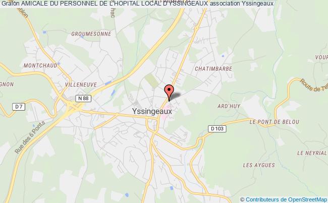 plan association Amicale Du Personnel De L'hopital Local D'yssingeaux Yssingeaux