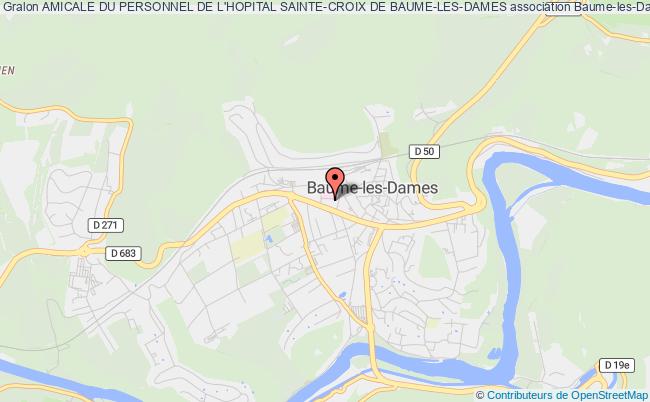 plan association Amicale Du Personnel De L'hopital Sainte-croix De Baume-les-dames Baume-les-Dames