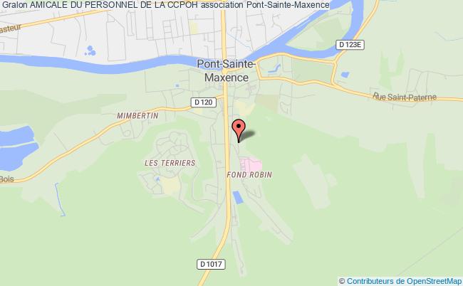 plan association Amicale Du Personnel De La Ccpoh Pont-Sainte-Maxence