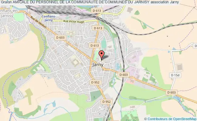 plan association Amicale Du Personnel De La Communaute De Communes Du Jarnisy Jarny
