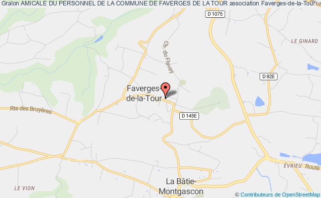 plan association Amicale Du Personnel De La Commune De Faverges De La Tour Faverges-de-la-Tour