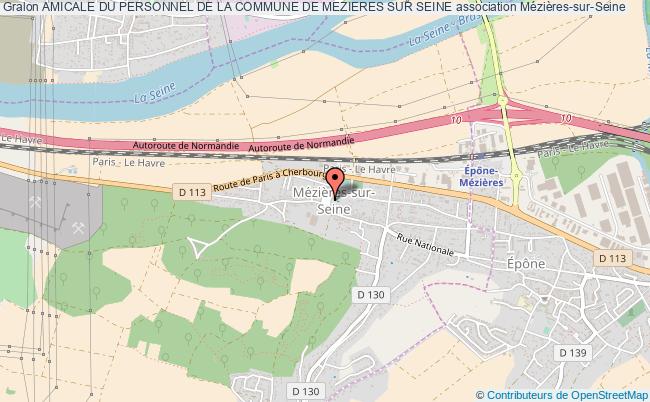 plan association Amicale Du Personnel De La Commune De Mezieres Sur Seine Mézières-sur-Seine