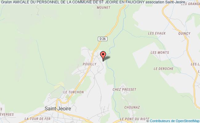 plan association Amicale Du Personnel De La Commune De St Jeoire En Faucigny Saint-Jeoire