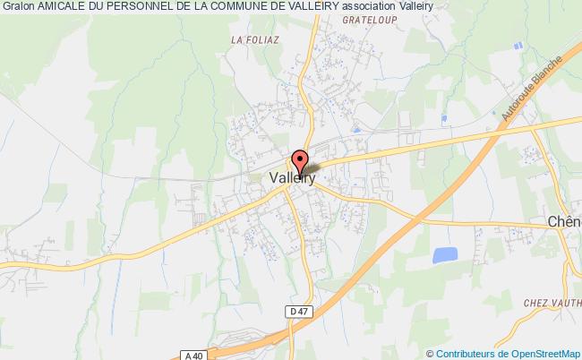 plan association Amicale Du Personnel De La Commune De Valleiry Valleiry