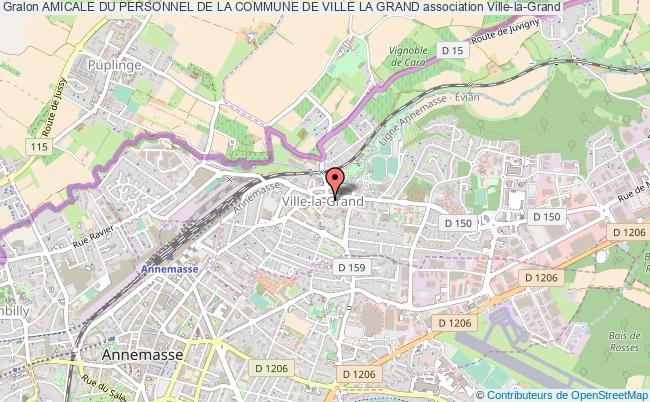 plan association Amicale Du Personnel De La Commune De Ville La Grand Ville-la-Grand