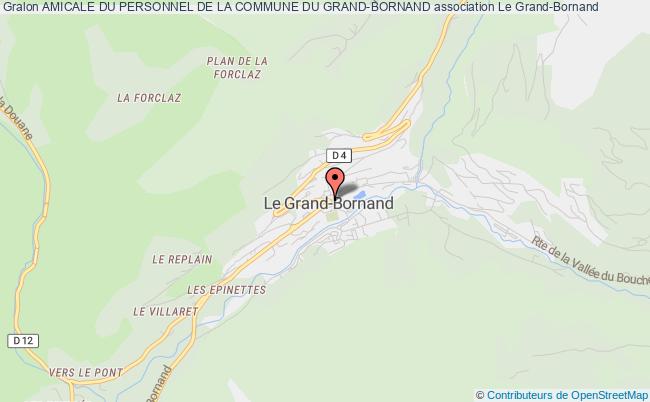 plan association Amicale Du Personnel De La Commune Du Grand-bornand Grand-Bornand