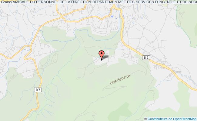 plan association Amicale Du Personnel De La Direction Departementale Des Services D'incendie Et De Secours De L'ardeche Privas