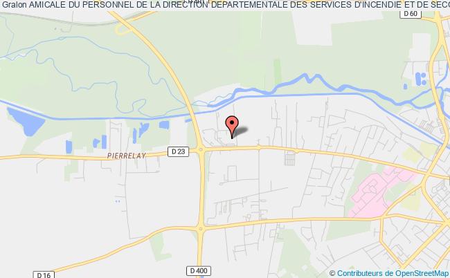 plan association Amicale Du Personnel De La Direction Departementale Des Services D'incendie Et De Secours Du Cher Bourges