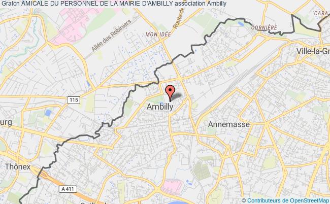 plan association Amicale Du Personnel De La Mairie D'ambilly Ambilly