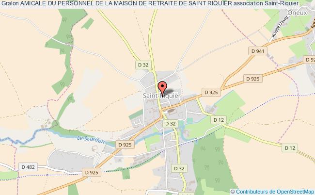plan association Amicale Du Personnel De La Maison De Retraite De Saint Riquier Saint-Riquier