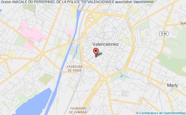 plan association Amicale Du Personnel De La Police  De Valenciennes Valenciennes