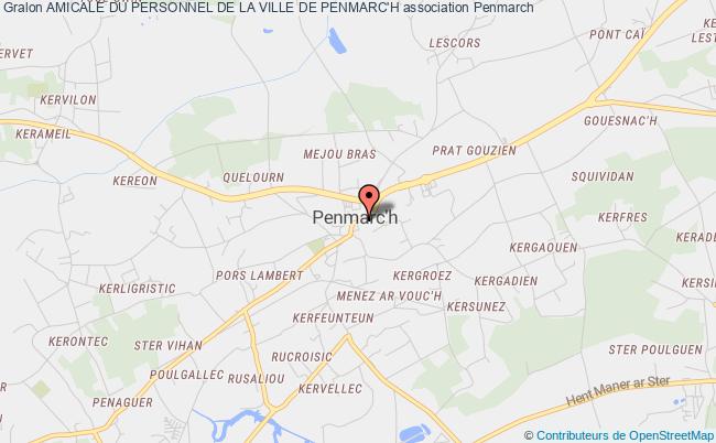 plan association Amicale Du Personnel De La Ville De Penmarc'h Penmarch