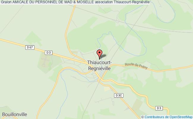 plan association Amicale Du Personnel De Mad & Moselle Thiaucourt-Regniéville
