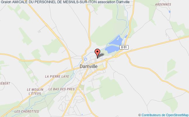 plan association Amicale Du Personnel De Mesnils-sur-iton Mesnils-sur-Iton