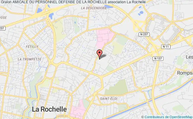 plan association Amicale Du Personnel Defense De La Rochelle La Rochelle cedex 1