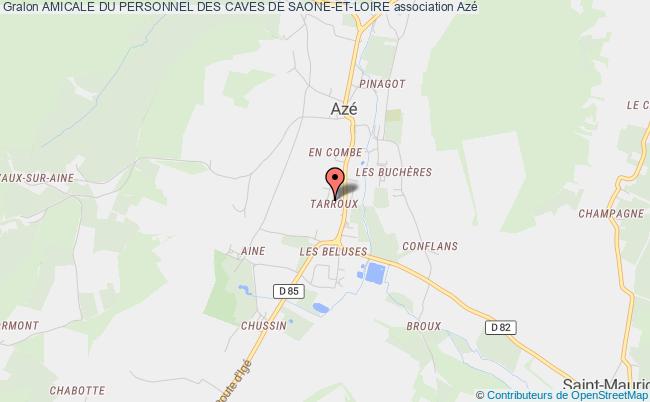 plan association Amicale Du Personnel Des Caves De Saone-et-loire Azé