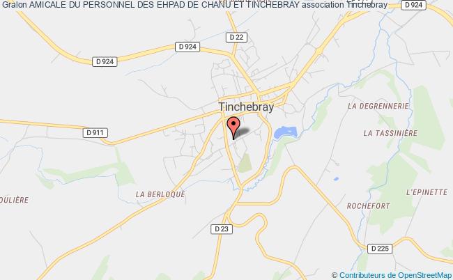 plan association Amicale Du Personnel Des Ehpad De Chanu Et Tinchebray Tinchebray-Bocage