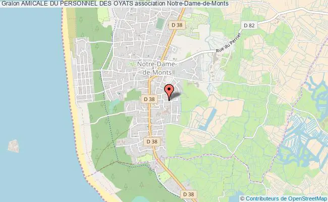 plan association Amicale Du Personnel Des Oyats Notre-Dame-de-Monts