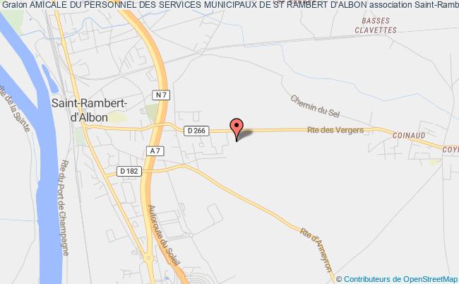 plan association Amicale Du Personnel Des Services Municipaux De St Rambert D'albon Saint-Rambert-d'Albon