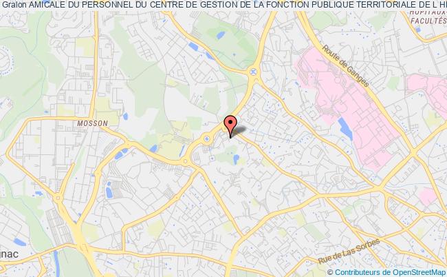 plan association Amicale Du Personnel Du Centre De Gestion De La Fonction Publique Territoriale De L Herault Montpellier