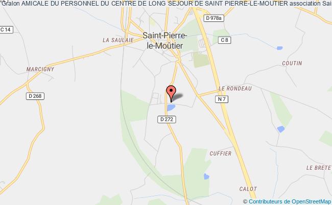 plan association Amicale Du Personnel Du Centre De Long Sejour De Saint Pierre-le-moutier Saint-Pierre-le-Moûtier
