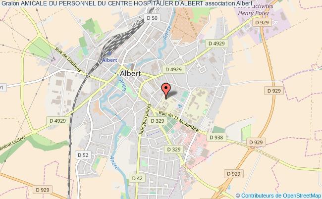 plan association Amicale Du Personnel Du Centre Hospitalier D Albert ALBERT