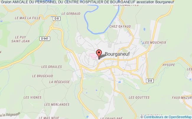 plan association Amicale Du Personnel Du Centre Hospitalier De Bourganeuf Bourganeuf