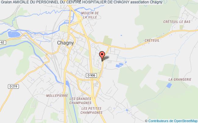 plan association Amicale Du Personnel Du Centre Hospitalier De Chagny Chagny