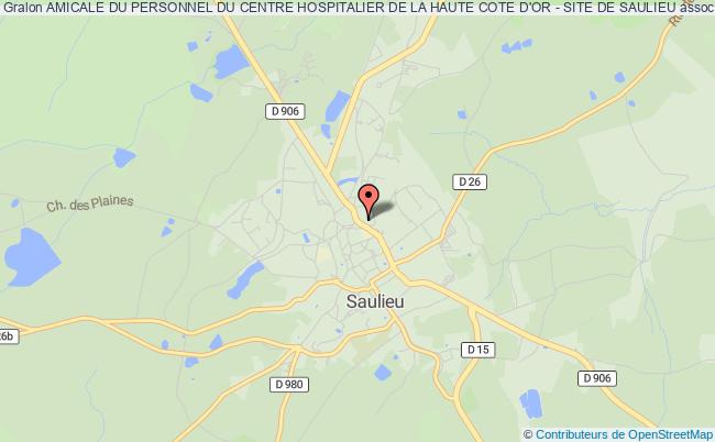 AMICALE DU PERSONNEL DU CENTRE HOSPITALIER DE LA HAUTE COTE D'OR - SITE DE SAULIEU