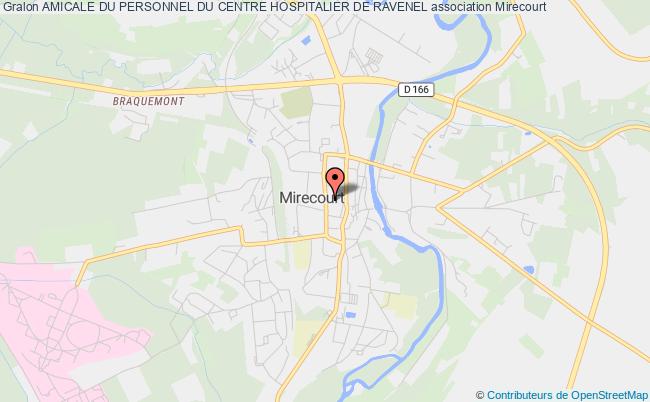 plan association Amicale Du Personnel Du Centre Hospitalier De Ravenel Mirecourt