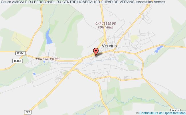 plan association Amicale Du Personnel Du Centre Hospitalier-ehpad De Vervins Vervins