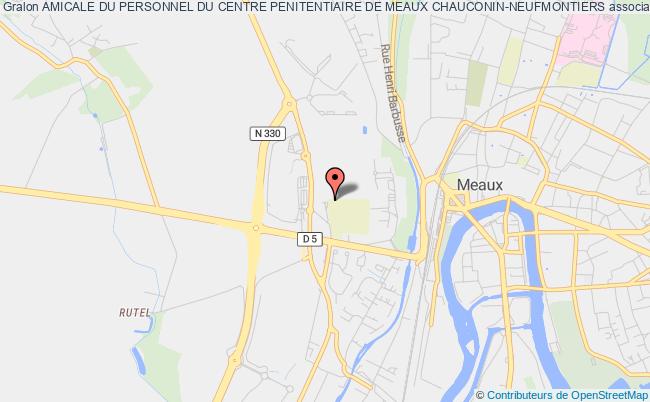 plan association Amicale Du Personnel Du Centre Penitentiaire De Meaux Chauconin-neufmontiers Chauconin-Neufmontiers