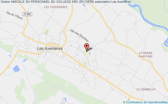 plan association Amicale Du Personnel Du College Arc En Ciers Avenières