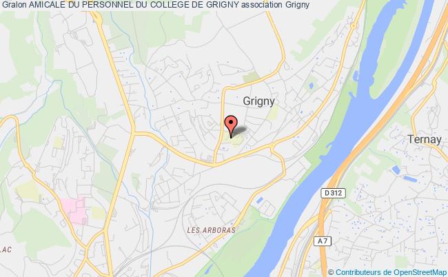 plan association Amicale Du Personnel Du College De Grigny Grigny