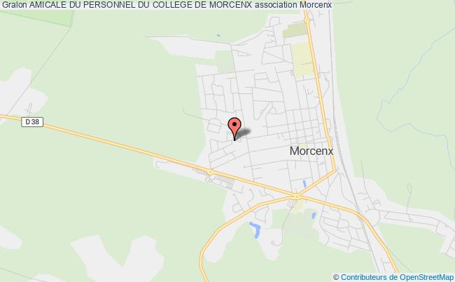 plan association Amicale Du Personnel Du College De Morcenx Morcenx