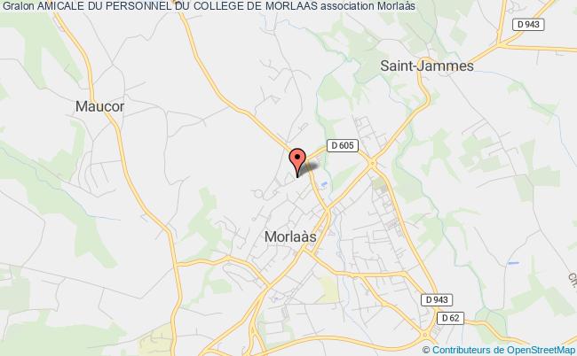 plan association Amicale Du Personnel Du College De Morlaas Morlaàs