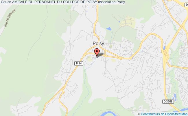 plan association Amicale Du Personnel Du College De Poisy Poisy