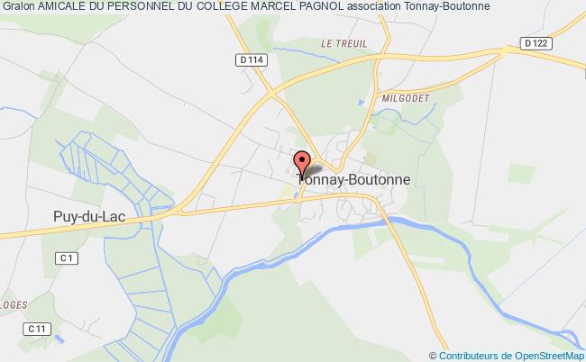 plan association Amicale Du Personnel Du College Marcel Pagnol Tonnay-Boutonne