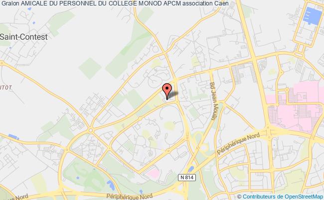 plan association Amicale Du Personnel Du College Monod Apcm Caen