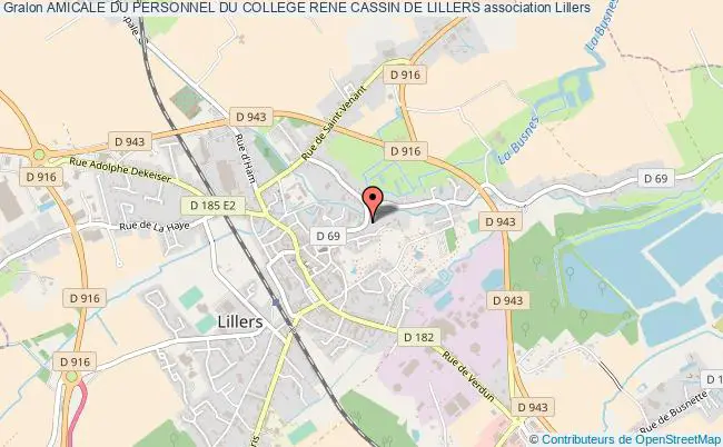 plan association Amicale Du Personnel Du College Rene Cassin De Lillers 